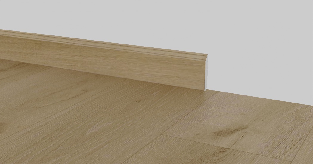 BUKOMA PROFI-80 Dub Natur Elegance s podlahou BUKOMA 3D TEX Dub Natur II 